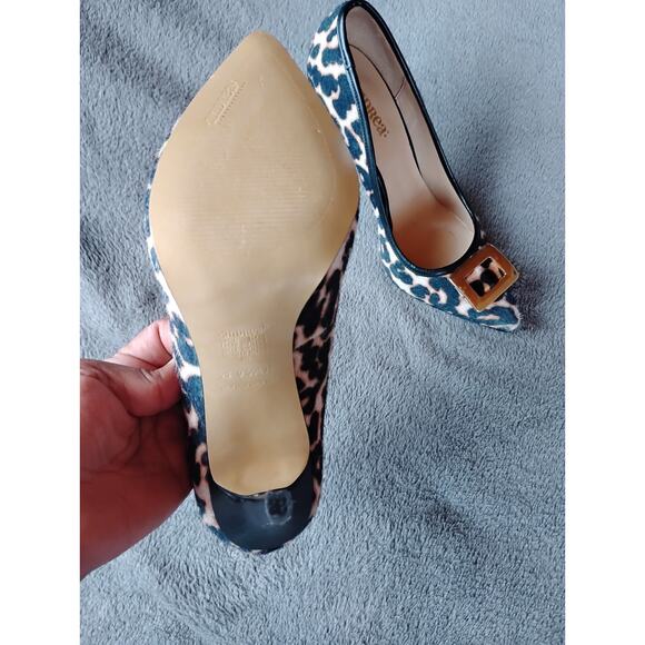 Womens Andrea Heels Leopard Animal Print Size 9 - Picture 5 of 12